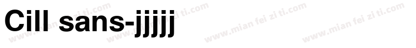 Cill sans字体转换